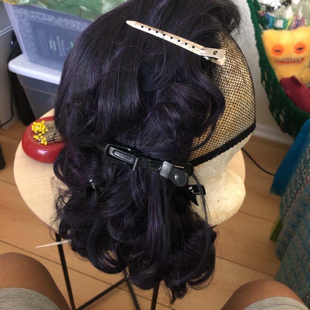 purple n black wig 4 sale!